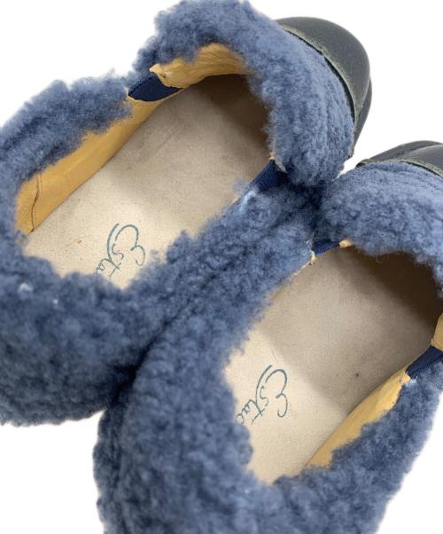 estacion（エスタシオ）estacion (エスタシオ) ボアスリッポン ネイビー サイズ:Mの古着・服飾アイテム