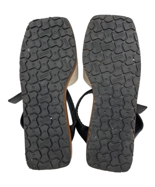 Pippichic（ピッピシック）Pippichic (ピッピシック) ウッドソールベルトサンダル ブラウン サイズ:記載なしの古着・服飾アイテム