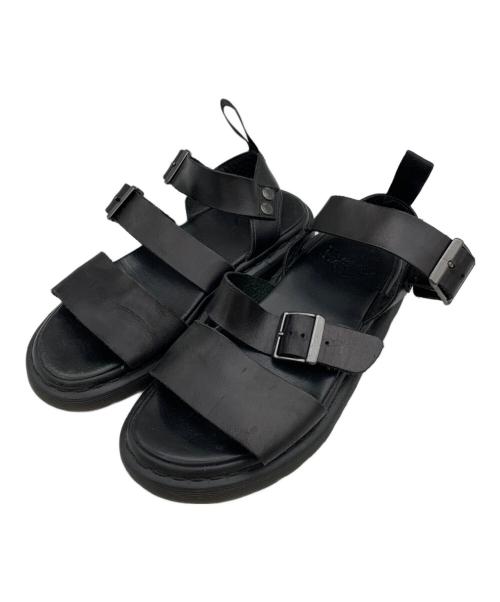 Dr.Martens（ドクターマーチン）Dr.Martens (ドクターマーチン) レザーサンダル ブラック サイズ:UK7の古着・服飾アイテム