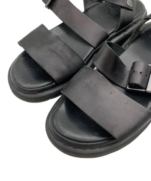 Dr.Martens（ドクターマーチン）Dr.Martens (ドクターマーチン) レザーサンダル ブラック サイズ:UK7の古着・服飾アイテム
