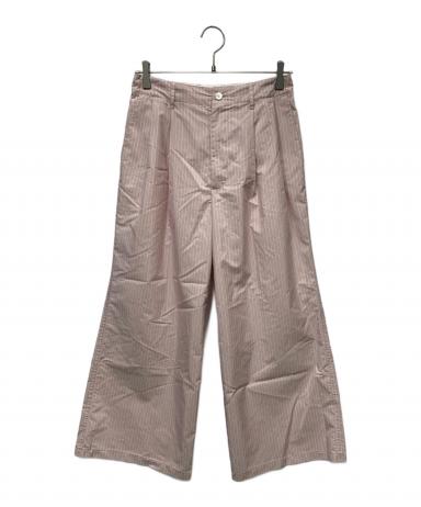 オーラリー　FINX POLYESTER STRIPE PANTS 中古・古着通販】AURALEE (オーラリー) FINX POLYESTER STRIPE PANTS