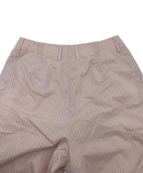 AURALEE（オーラリー）AURALEE (オーラリー) FINX POLYESTER STRIPE PANTS ピンク サイズ:1の古着・服飾アイテム