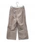 AURALEE (オーラリー) FINX POLYESTER STRIPE PANTS ピンク サイズ:1：7000円