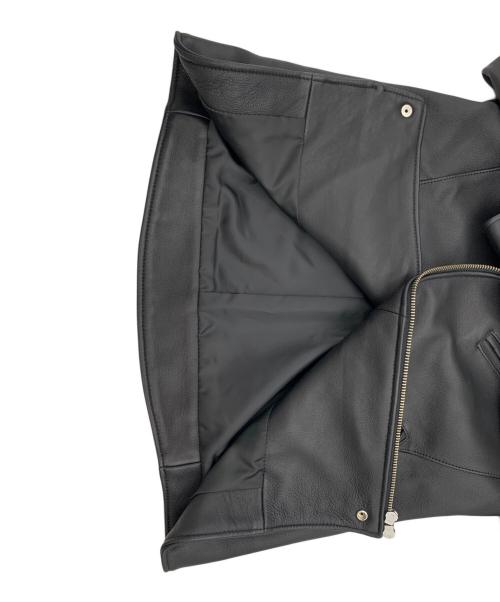 STUDIOUS（ステュディオス）STUDIOUS (ステュディオス) ダブルライダースジャケット ブラック サイズ:3の古着・服飾アイテム