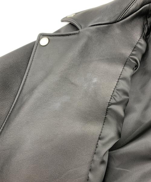 STUDIOUS（ステュディオス）STUDIOUS (ステュディオス) ダブルライダースジャケット ブラック サイズ:3の古着・服飾アイテム