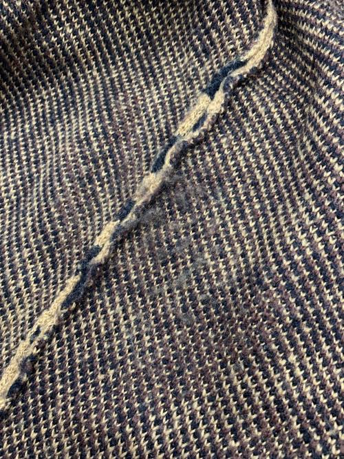 PENNEYS（ペニーズ）PENNEYS (ペニーズ) 厚手カーディガン ブラウン×ブラック サイズ:Mの古着・服飾アイテム