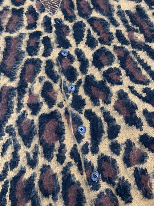 PENNEYS（ペニーズ）PENNEYS (ペニーズ) 厚手カーディガン ブラウン×ブラック サイズ:Mの古着・服飾アイテム