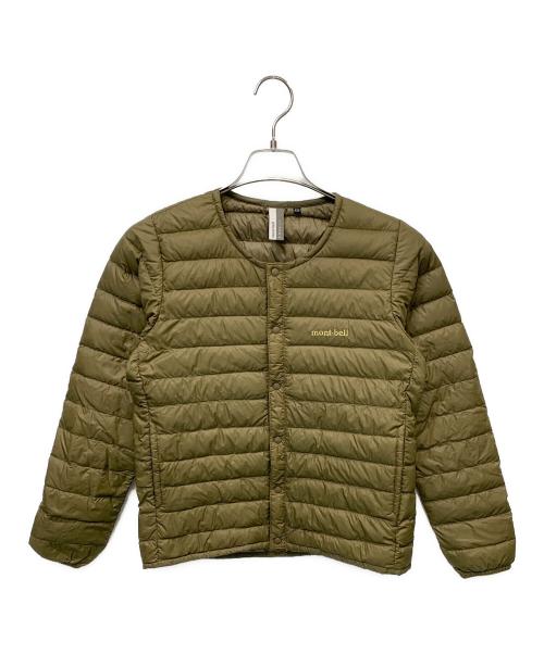 mont-bell（モンベル）mont-bell (モンベル) B:MING by BEAMS (ビーミングバイビームス) スぺリオダウン ラウンドネック ジャケット オリーブ サイズ:XXSの古着・服飾アイテム