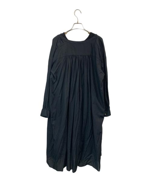 kurashi&trips publishing（クラシアンドトリップス パブリッシング）kurashi&trips publishing (クラシアンドトリップス パブリッシング) 3WAY後ろさがりギャザーワンピース ブラック サイズ:Fの古着・服飾アイテム
