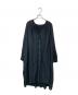 kurashi&trips publishing（クラシアンドトリップス パブリッシング）の古着「3WAY後ろさがりギャザーワンピース」｜ブラック