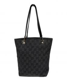 GUCCI（グッチ）の古着「トートバッグ GGデニム」｜ブラック