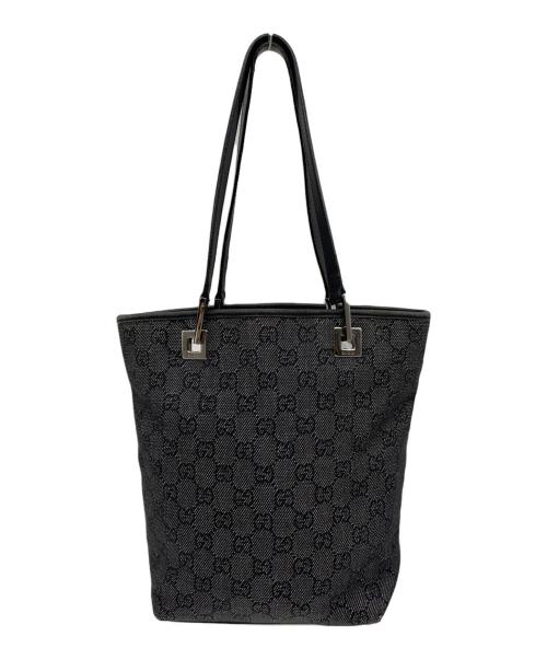 GUCCI（グッチ）GUCCI (グッチ) トートバッグ GGデニム ブラックの古着・服飾アイテム