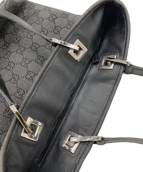 GUCCI（グッチ）GUCCI (グッチ) トートバッグ GGデニム ブラックの古着・服飾アイテム