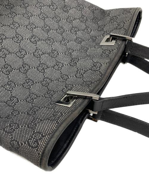 GUCCI（グッチ）GUCCI (グッチ) トートバッグ GGデニム ブラックの古着・服飾アイテム