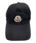 MONCLER (モンクレール) キャップ BERETTO ブラック：9000円