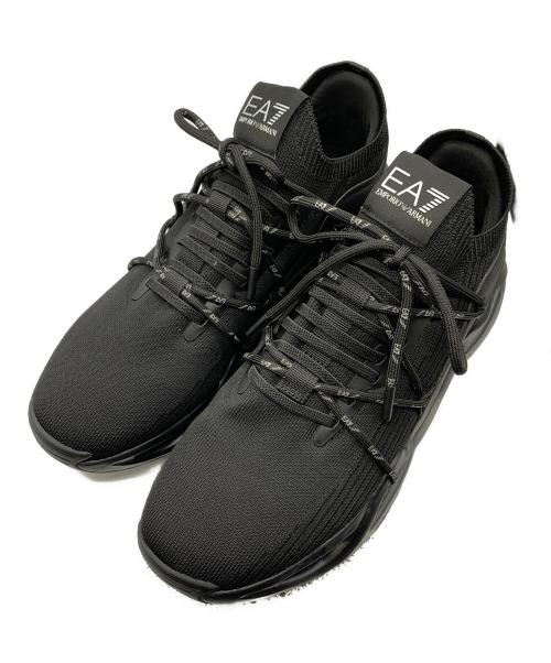 EA7（イーエーセブン）EA7 (イーエーセブン) ローカットスニーカー/EA7 ブラック サイズ:US9の古着・服飾アイテム