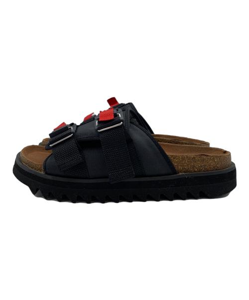 PG（ピージー）PG (ピージー) フィドロックナイロンビブラムシャークソールサンダル ブラック×ブラウン サイズ:43の古着・服飾アイテム