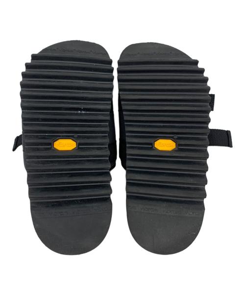 PG（ピージー）PG (ピージー) フィドロックナイロンビブラムシャークソールサンダル ブラック×ブラウン サイズ:43の古着・服飾アイテム