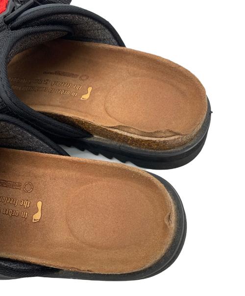 PG（ピージー）PG (ピージー) フィドロックナイロンビブラムシャークソールサンダル ブラック×ブラウン サイズ:43の古着・服飾アイテム