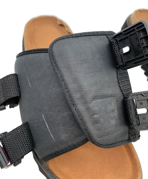 PG（ピージー）PG (ピージー) フィドロックナイロンビブラムシャークソールサンダル ブラック×ブラウン サイズ:43の古着・服飾アイテム