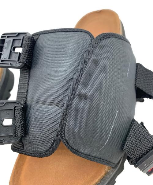 PG（ピージー）PG (ピージー) フィドロックナイロンビブラムシャークソールサンダル ブラック×ブラウン サイズ:43の古着・服飾アイテム