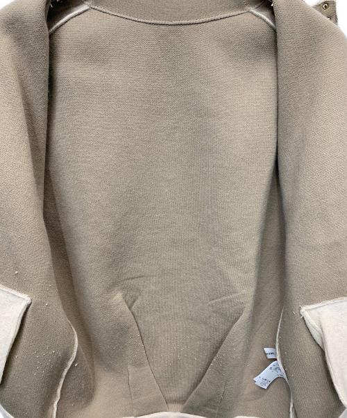 LAGUNA MOON（ラグナムーン）LAGUNA MOON (ラグナムーン) ラクーン配色コクーンカーディガン モカ サイズ:Fの古着・服飾アイテム