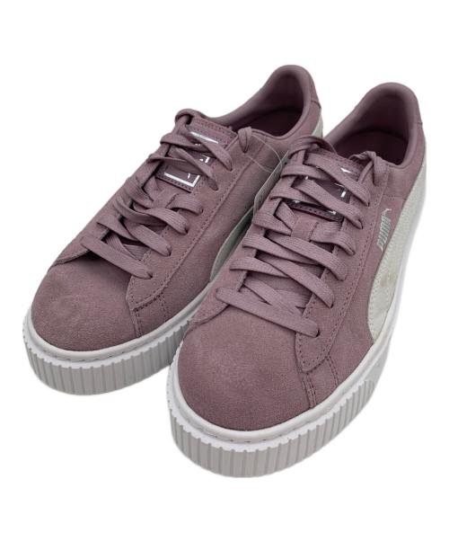 PUMA（プーマ）PUMA (プーマ) スエード プラットフォーム ピンク サイズ:24.5cmの古着・服飾アイテム