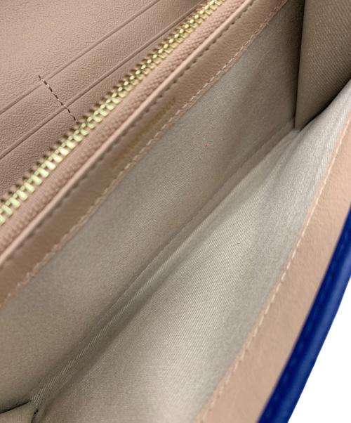 EMPORIO ARMANI（エンポリオアルマーニ）EMPORIO ARMANI (エンポリオアルマーニ) 長財布 ネイビーの古着・服飾アイテム