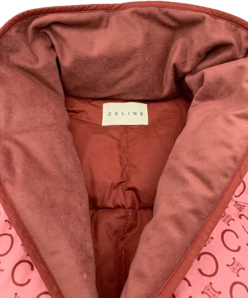 CELINE（セリーヌ）CELINE (セリーヌ) ダウンベスト ピンク サイズ:表記無しの古着・服飾アイテム
