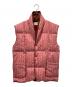 CELINE（セリーヌ）の古着「ダウンベスト」｜ピンク