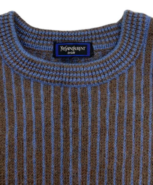 Yves Saint Laurent（イヴサンローラン）Yves Saint Laurent (イヴサンローラン) 厚手ニット ブラウン サイズ:Mの古着・服飾アイテム