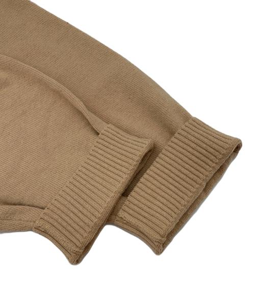 TTT MSW（ティー）TTT MSW (ティー) SPECIAL GUEST (スペシャルゲスト) ニットポロシャツ ホワイト×ベージュ サイズ:Lの古着・服飾アイテム