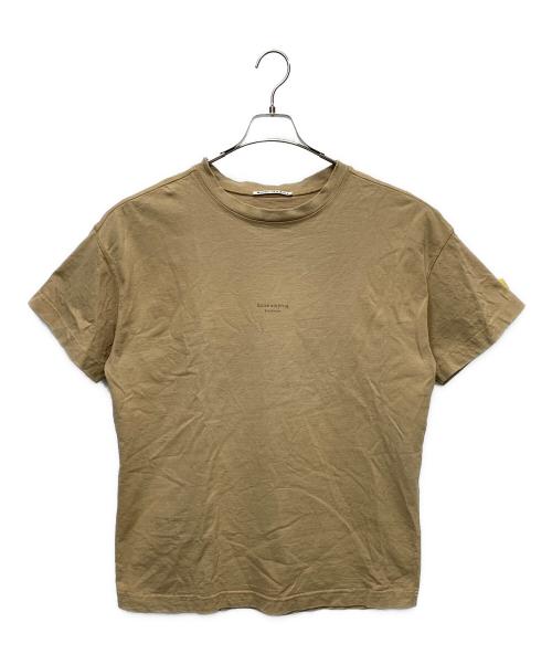 Acne studios（アクネ ストゥディオス）ACNE STUDIOS (アクネ ストゥディオス) オーバーサイズロゴプリントTシャツ カーキ サイズ:Sの古着・服飾アイテム