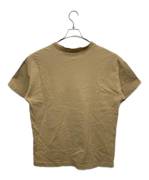 Acne studios（アクネ ストゥディオス）ACNE STUDIOS (アクネ ストゥディオス) オーバーサイズロゴプリントTシャツ カーキ サイズ:Sの古着・服飾アイテム