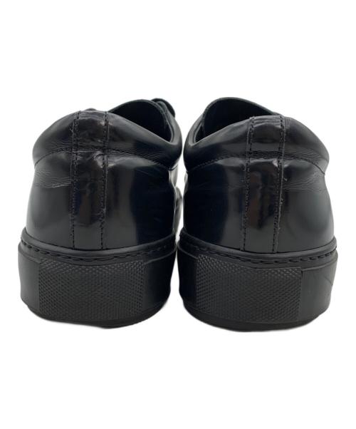 Acne studios（アクネ ストゥディオス）Acne studios (アクネ ストゥディオス) レザースニーカー ブラック サイズ:39の古着・服飾アイテム