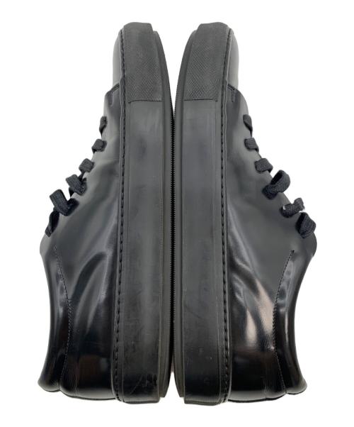 Acne studios（アクネ ストゥディオス）Acne studios (アクネ ストゥディオス) レザースニーカー ブラック サイズ:39の古着・服飾アイテム