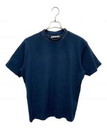 Acne studios（アクネ ストゥディオズ）の古着「半袖カットソー」｜ネイビー