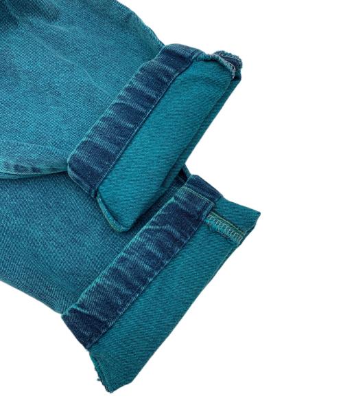 NEON SIGN（ネオンサイン）NEON SIGN (ネオンサイン) バギーデニムパンツ グリーン サイズ:1の古着・服飾アイテム