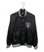 NFLエヌエフエル）の古着「スタジャン」｜ブラック