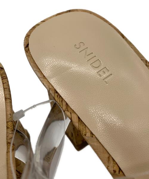 Snidel（スナイデル）Snidel (スナイデル) バリエミュール ナチュラル×クリア サイズ:JP Sの古着・服飾アイテム