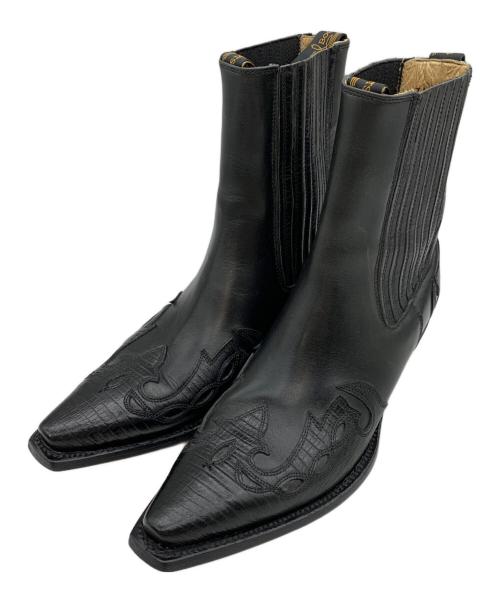 ADAM'S BOOTS（アダムスブーツ）ADAM'S BOOTS (アダムスブーツ) ヴィンテージショートブーツ ブラック サイズ:7 1/2の古着・服飾アイテム