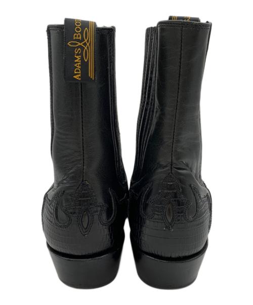ADAM'S BOOTS（アダムスブーツ）ADAM'S BOOTS (アダムスブーツ) ヴィンテージショートブーツ ブラック サイズ:7 1/2の古着・服飾アイテム