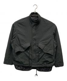 WYM LIDNM（ウィム バイ リドム）の古着「LAYERED 3WAY MILITARY BLOUSON(SHORT M-65)」｜ブラック