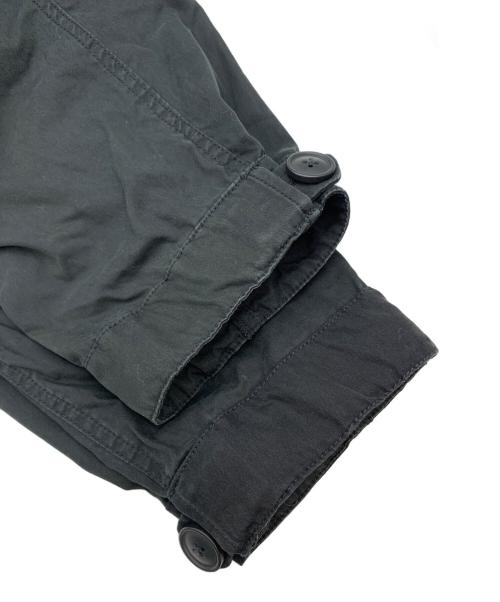 WYM LIDNM（ウィム バイ リドム）WYM LIDNM (ウィム バイ リドム) LAYERED 3WAY MILITARY BLOUSON(SHORT M-65) ブラック サイズ:Mの古着・服飾アイテム