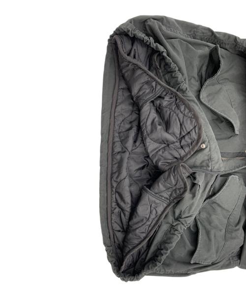 WYM LIDNM（ウィム バイ リドム）WYM LIDNM (ウィム バイ リドム) LAYERED 3WAY MILITARY BLOUSON(SHORT M-65) ブラック サイズ:Mの古着・服飾アイテム