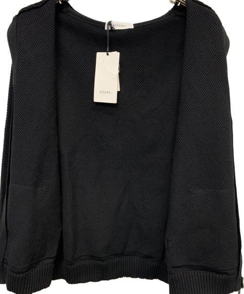 AOURE（アウール）AOURE (アウール) ジップパーカー ブラック サイズ:Lの古着・服飾アイテム
