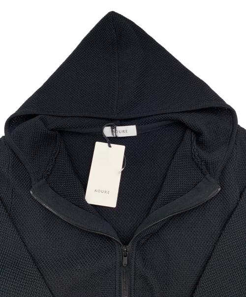 AOURE（アウール）AOURE (アウール) ジップパーカー ブラック サイズ:Lの古着・服飾アイテム