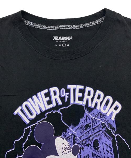 X-LARGE（エクストララージ）X-LARGE (エクストララージ) Disney Sea (ディズニーシー) 半袖Tシャツ ブラック サイズ:Lの古着・服飾アイテム
