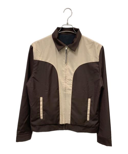 COREFIGHTER（コアファイター）COREFIGHTER (コアファイター) リバーシブルジャケット ブラウン×ベージュ サイズ:Lの古着・服飾アイテム