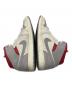 中古・古着 NIKE (ナイキ) AIR JORDAN 1 MID PREMIUM ホワイト×グレー×レッド サイズ:28.5：8000円